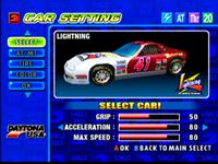 une photo d'Ã©cran de Daytona USA 2001 sur Sega Dreamcast